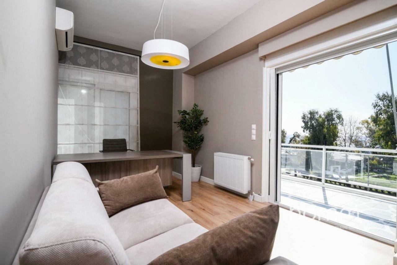 142M² Bright Alimos Apartment With Marina View Exteriör bild